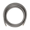 8 ft Ice Maker Hose, with 1/4" Comp by 1/4" Comp Connection, Stainless Steel Braided Hose Plumbingsell