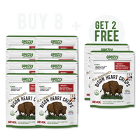 Bison Heart Crisps - 100% Grass-Fed/Finished