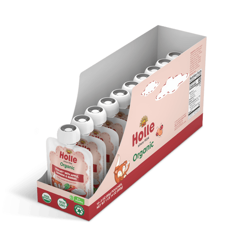 Holle Organic Yogurt Pouches - Apple, Banana & Berries Holle USA