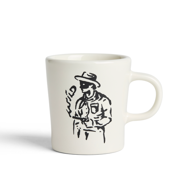 Sam Larson - Smoking Gun - 9oz Modern Diner Mug Created Co.