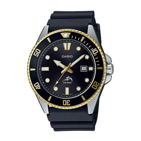 Casio Men's Dive Style Watch, Black-Gold MDV106G-1AV EasyOptionXY LLC