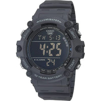 Casio Men's Wide Face Black Digital Grey Resin Strap Watch EasyOptionXY LLC