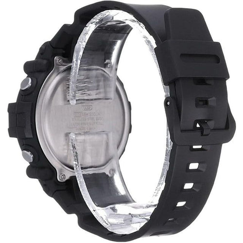 Casio Men's Wide Face Black Digital Grey Resin Strap Watch EasyOptionXY LLC
