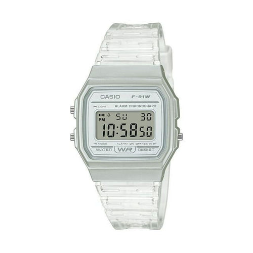 Casio Unisex White Digital Jelly Watch F91WS-7 EasyOptionXY LLC
