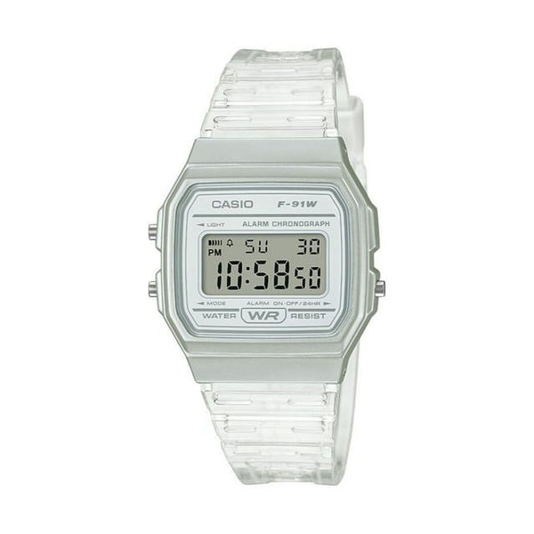 Casio Unisex White Digital Jelly Watch F91WS-7 EasyOptionXY LLC