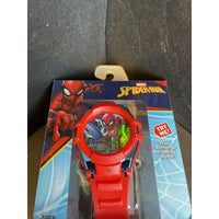 Marvel Spider Man Flashing LCD Watch with Molded Straps (SPD4625WM) EasyOptionXY LLC