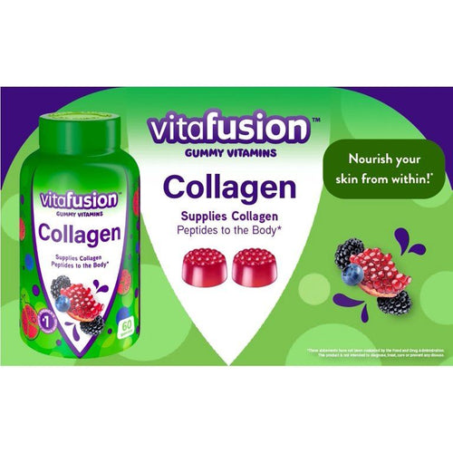 Vitafusion Collagen Gummy Vitamins; 60 Count EasyOptionXY LLC