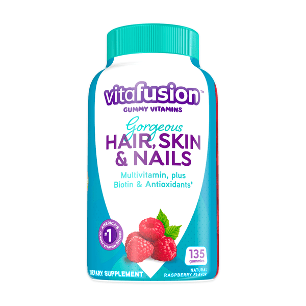 Vitafusion Gorgeous Hair; Skin & Nails Multivitamin; plus Biotin and Antioxidant Gummy Vitamins; 135 Count EasyOptionXY LLC