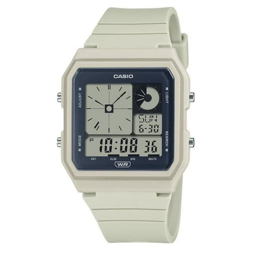 Casio Unisex Ivory LC Analog Digital Watch LF20W-8A EasyOptionXY LLC