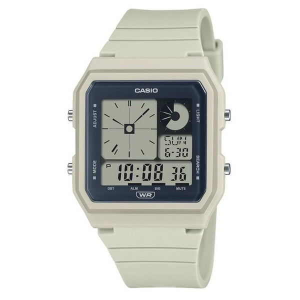 Casio Unisex Ivory LC Analog Digital Watch LF20W-8A EasyOptionXY LLC