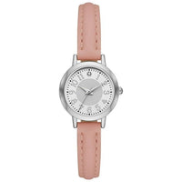 Time and Tru Women's Silver Tone Watch with Faux Leather Strap EasyOptionXY LLC