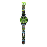 Wonder Nation Boys Round LCD Dial Gaming Print Kids Digital Watch, Black EasyOptionXY LLC