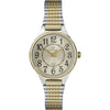 Viewpoint by Timex Women's Two-Tone/Champagne 30mm Casual Watch, Expansion Band EasyOptionXY LLC