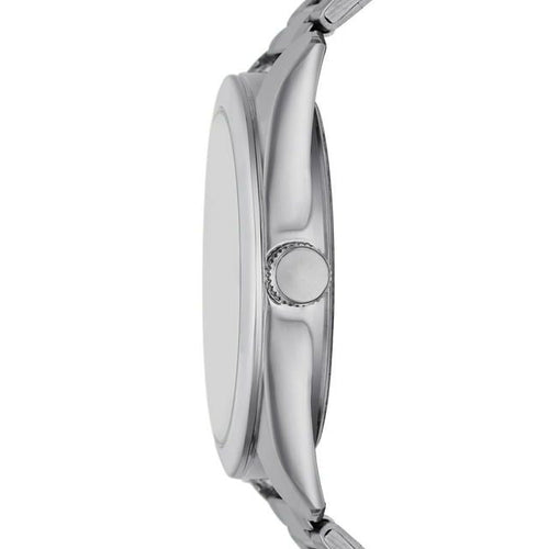 George Men's Watch: Silver Tone Case, Silver Dial, Silver Tone 3 Link Bracelet (FMDOGE045) EasyOptionXY LLC