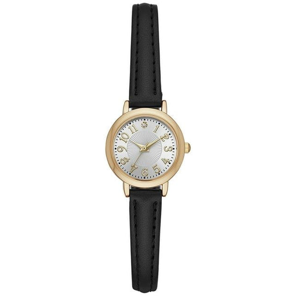 Time and Tru Women's Gold Tone Watch with Faux Leather Strap EasyOptionXY LLC