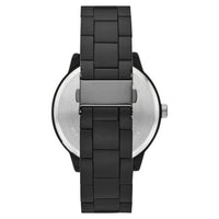 George Men's Watch Set: Black Case, Black Dial, Black 3 Link Bracelet, 2 Acessory Bracelets (FMDXGE039) EasyOptionXY LLC