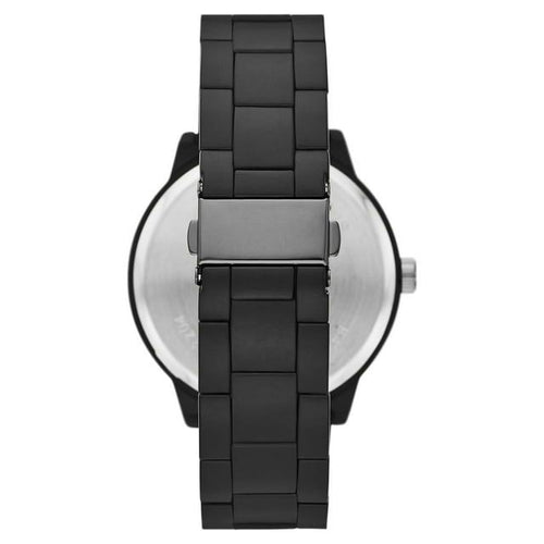 George Men's Watch Set: Black Case, Black Dial, Black 3 Link Bracelet, 2 Acessory Bracelets (FMDXGE039) EasyOptionXY LLC