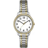 Timex Women's Easy Reader Two-Tone/White 30mm Casual Watch, Tapered Expansion Band EasyOptionXY LLC