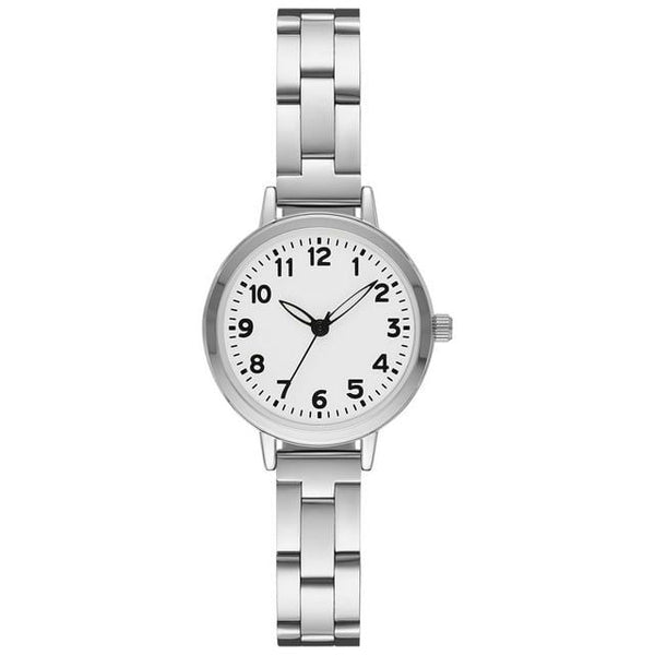 Time and Tru Women's Silver Tone Bracelet Watch EasyOptionXY LLC