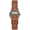 Time and Tru Women's Crystal Accent Watch with Perforated Strap EasyOptionXY LLC