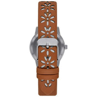 Time and Tru Women's Crystal Accent Watch with Perforated Strap EasyOptionXY LLC