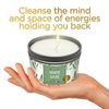 MAGNIFICENT101New Style Pure White Sage Smudge Candle for House Energy Cleansing, Banishes Negative Energy I Purification and Chakra Healing - Natural Soy Wax Tin Candle (Pure White Sage, 6 oz) EasyOptionXY LLC