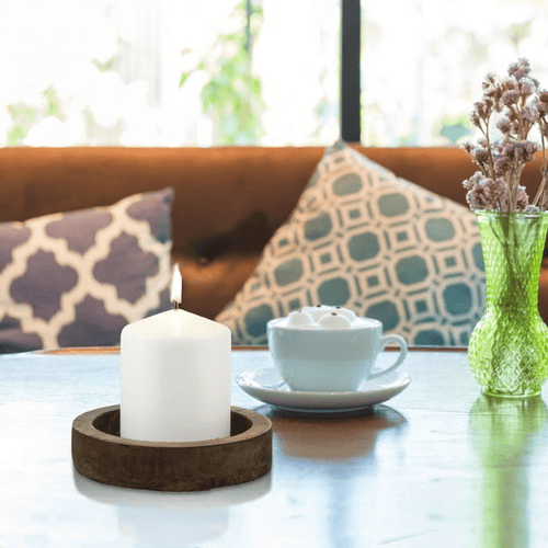 Stonebriar 3" x 4" Unscented 1-Wick White Pillar Candles, 6 Pack EasyOptionXY LLC