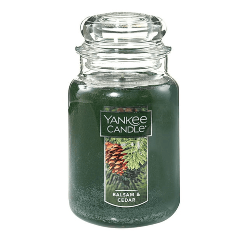 Yankee Candle Balsam & Cedar - 22 oz Original Large Jar Scented Candle EasyOptionXY LLC