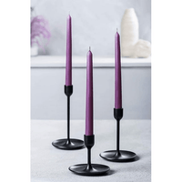 Set of 10 Dinner Taper Candles EasyOptionXY LLC