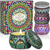 OSHINE 4 PACK Scented Candles Gifts Set Christmas Candles Aromatherapy Soy Wax Candles Home Fragrance Stress Relief Candles for Yoga, Sleeping,Mother's day,Valentine's day,Birthday Gifts,Anniversary EasyOptionXY LLC