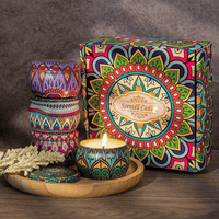 OSHINE 4 PACK Scented Candles Gifts Set Christmas Candles Aromatherapy Soy Wax Candles Home Fragrance Stress Relief Candles for Yoga, Sleeping,Mother's day,Valentine's day,Birthday Gifts,Anniversary EasyOptionXY LLC