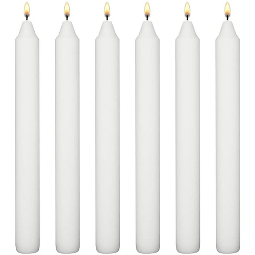 White Dinner Taper Candles 7 inch Tall Dripless Smokeless unscented for candlesticks 6 Hour Long Burning Candle Decorate Your Table Wedding and Christmas - Household Candle Stick 20 Pa EasyOptionXY LLC