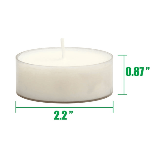 Stonebriar Unscented 1-Wick Mega Oversized 9 Hour Clear Cup Tealight Candles 20 Pack EasyOptionXY LLC