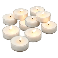 Stonebriar Unscented 1-Wick Mega Oversized 9 Hour Clear Cup Tealight Candles 20 Pack EasyOptionXY LLC