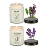 Lavender & Sage Scented Candles Gift, 2 Pack Soy Candle for Home Scented, Jar Aromatherapy Candles, 7 oz EasyOptionXY LLC