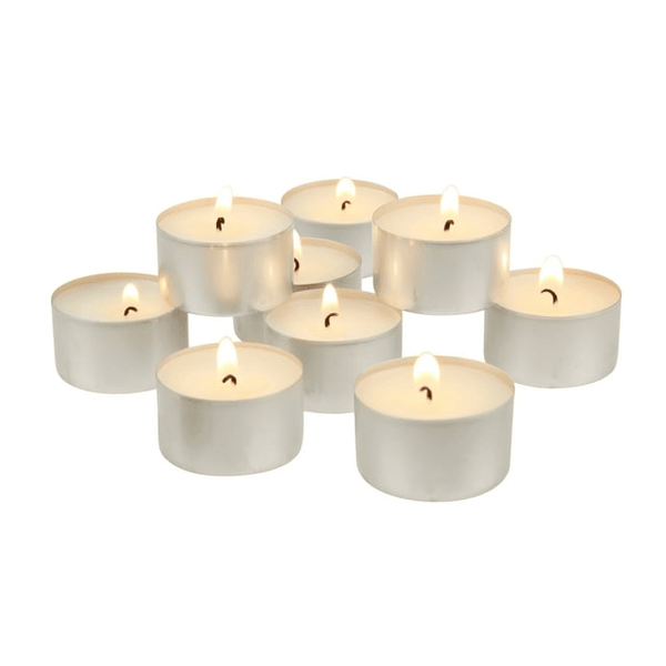 Stonebriar Unscented Long Burning Tealight Candles with 6-7 Hour Burn Time, 100 Pack, White EasyOptionXY LLC