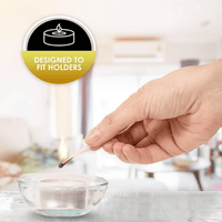 PAMI Tealight Candles Unscented Paraffin Small Candles in Bulk, 16-Pack EasyOptionXY LLC