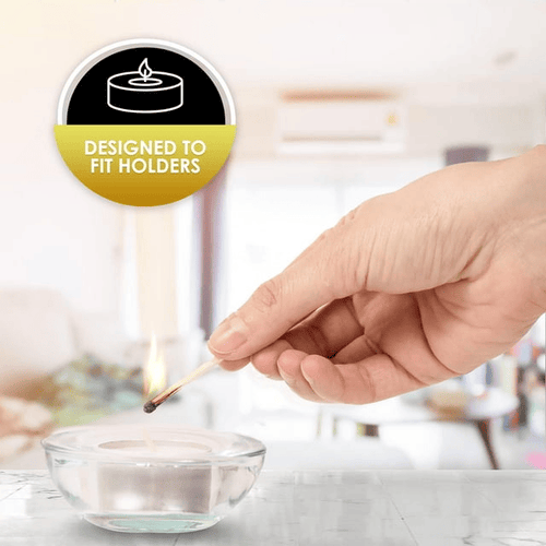 PAMI Tealight Candles Unscented Paraffin Small Candles in Bulk, 16-Pack EasyOptionXY LLC