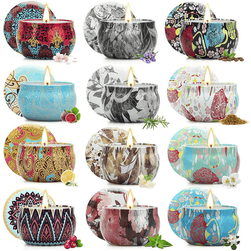 SONSIEN Scented Candles Set 12 Pack Aromatherapy Jar Sets Fragrance Long Lasting for Anniversary, Mother's Day, Birthday and Christmas EasyOptionXY LLC