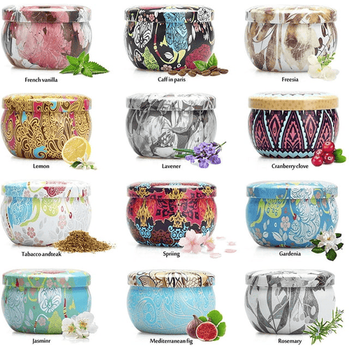 SONSIEN Scented Candles Set 12 Pack Aromatherapy Jar Sets Fragrance Long Lasting for Anniversary, Mother's Day, Birthday and Christmas EasyOptionXY LLC