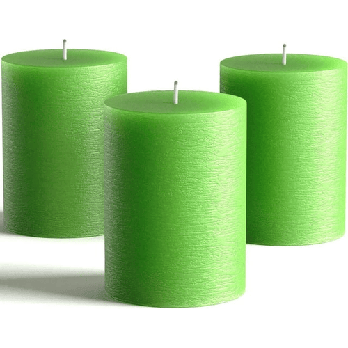 Melt Candle Company Set of 3 Pillar Candles EasyOptionXY LLC