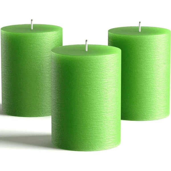 Melt Candle Company Set of 3 Pillar Candles EasyOptionXY LLC