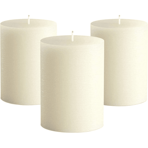 Set of 3 Pillar Candles EasyOptionXY LLC