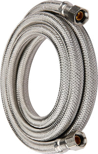 6ft Dishwasher Installation Kit, Stainless Steel Dishwasher Supply Line, with Compression Connection