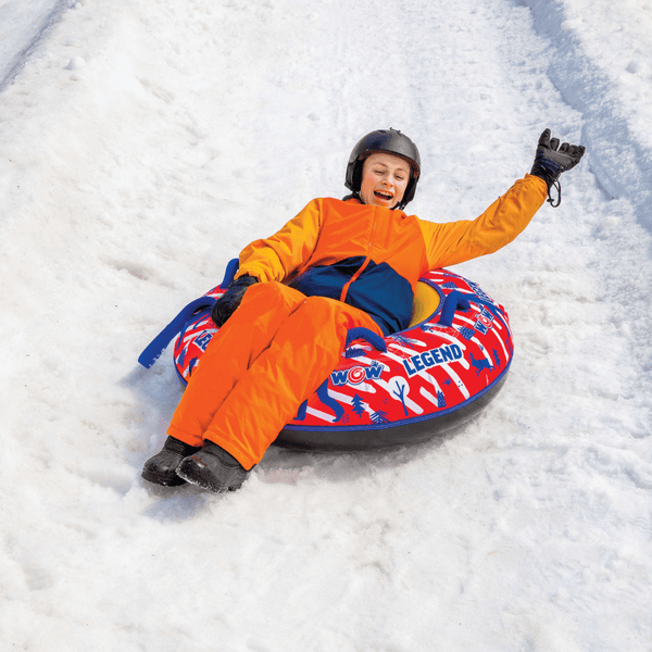 WOW Sports Legend Hard-Bottom Snow Tube Jupiter Gear