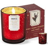 Briful Scented Candles Pine Candle Aromatherapy Soy Candle Jar for Help Relaxing Stress Relief Candles Christmas Gifts Red EasyOptionXY LLC