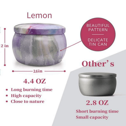 YIWER Scented Candles Gifts Set for Women: 4 PCS Aromatherapy Soy Wax Candles for Home Fragrance Stress Relief Candles for Bathtub, Yoga, Sleeping, Birthday Gifts for Women, Anniversary EasyOptionXY LLC