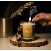 Veedint Candle Scented Candle, Jar Candle, Vanilla Fragrance, 8 oz, Women Empowerment Mission, Great Value Candles EasyOptionXY LLC