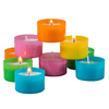 Stonebriar Unscented Long Burning Tealight Candles with 6-7 Hour Burn Time, 96 Pack, Multicolor EasyOptionXY LLC