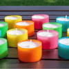 Stonebriar Unscented Long Burning Tealight Candles with 6-7 Hour Burn Time, 96 Pack, Multicolor EasyOptionXY LLC